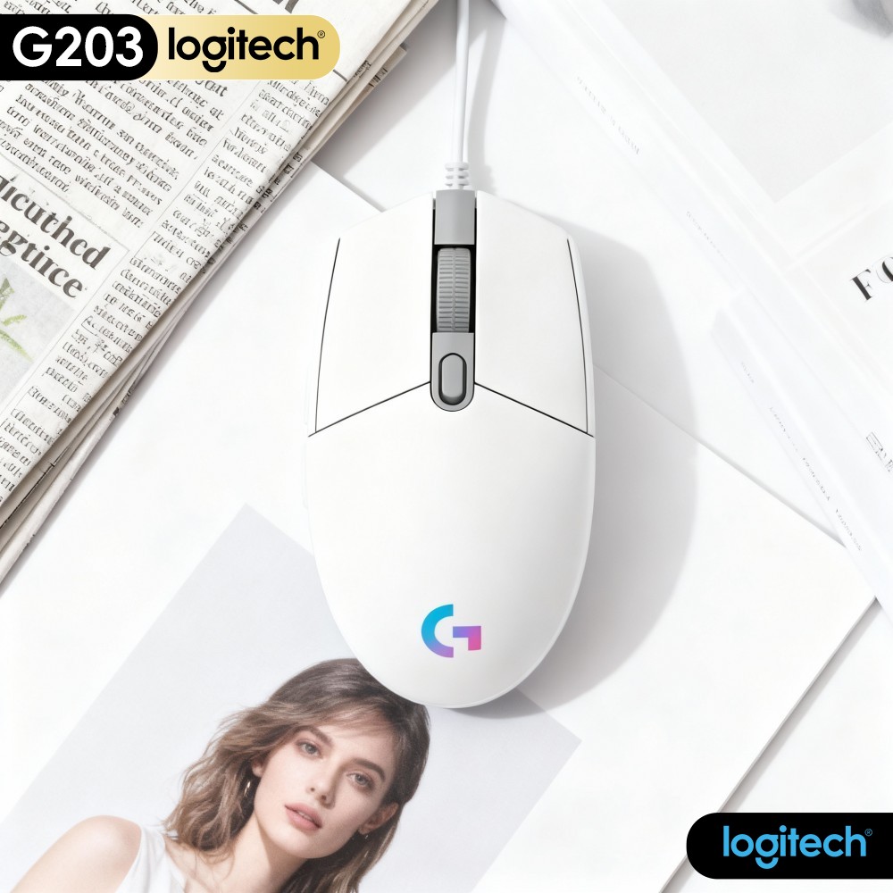 Logitech Mouse G203 - Souris de jeu filaire Logitech G203,
