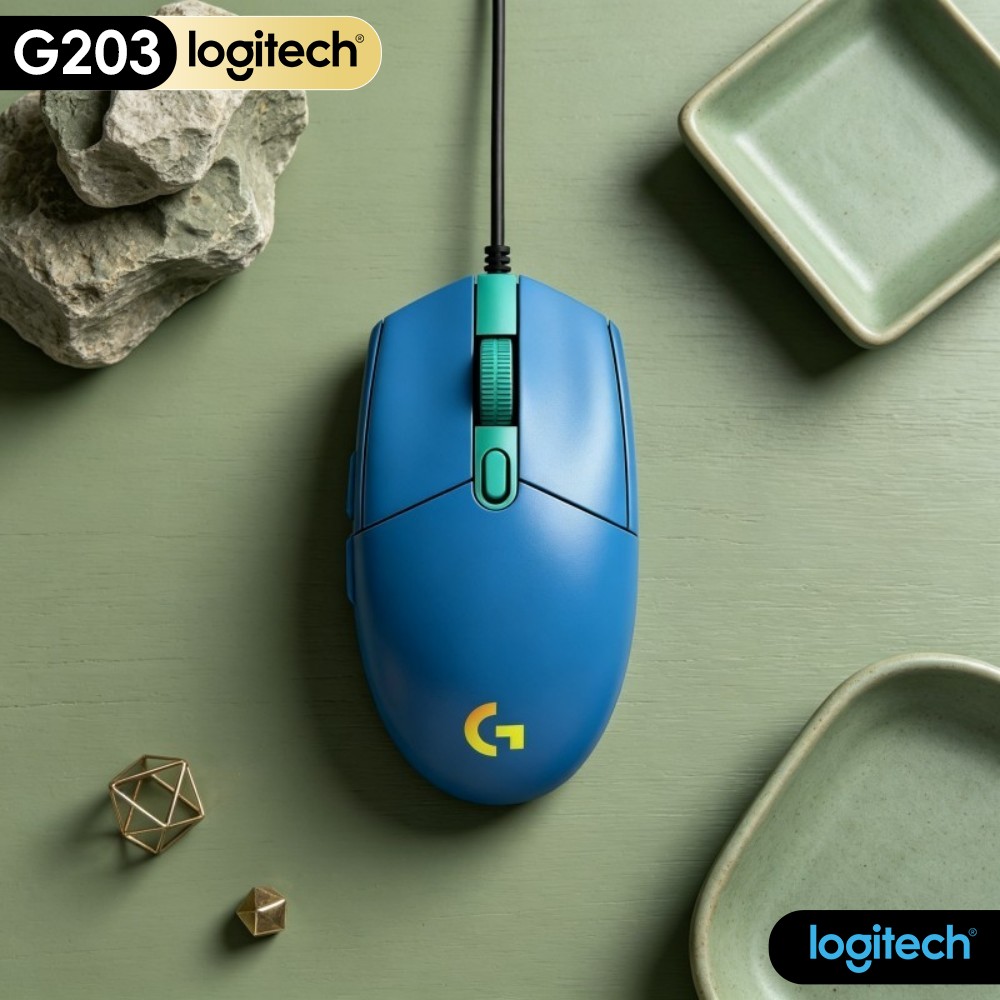 Logitech Mouse G203 - Souris de jeu filaire Logitech G203,
