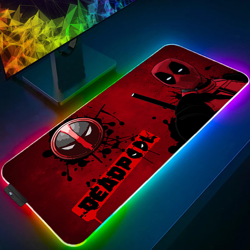 Gaming Keyboard Affordable - LED tapis de souris jeu rétro-éclairage