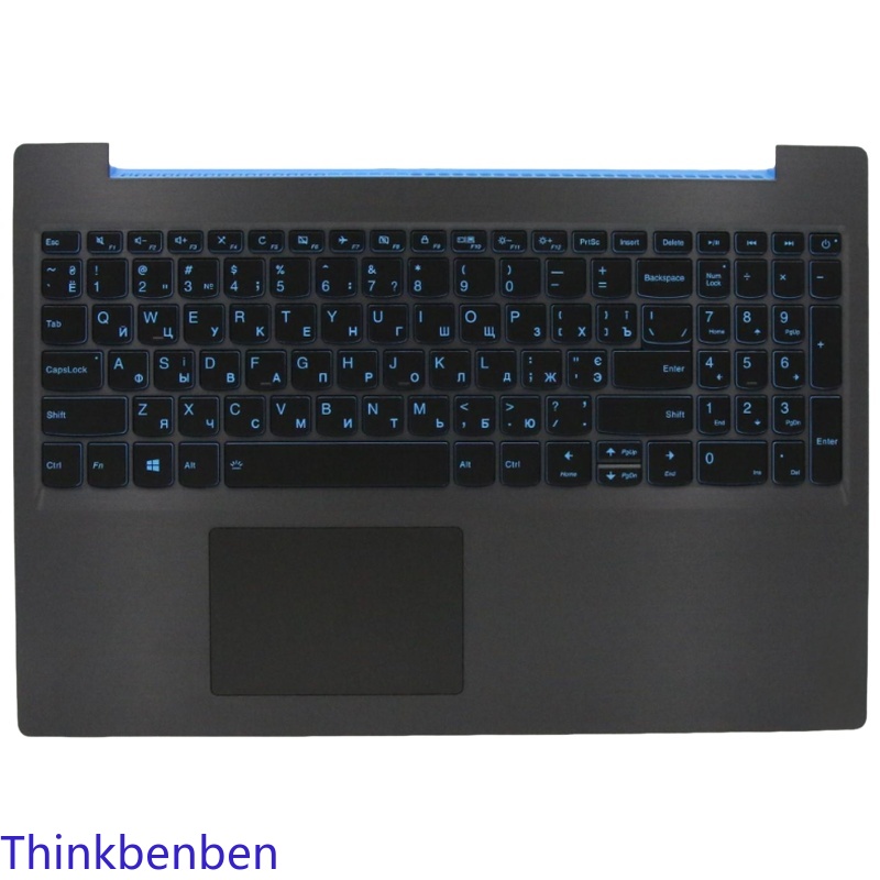 Gaming Keyboard Top - Coque supérieure de clavier noir ukrainien