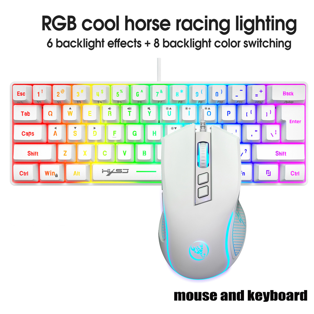 Gaming Keyboard Affordable - Kit Clavier et Souris Gamer 60%