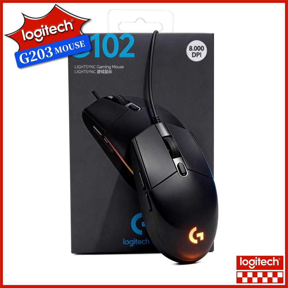 Logitech Mouse G203 - Souris de jeu filaire Logitech G203,