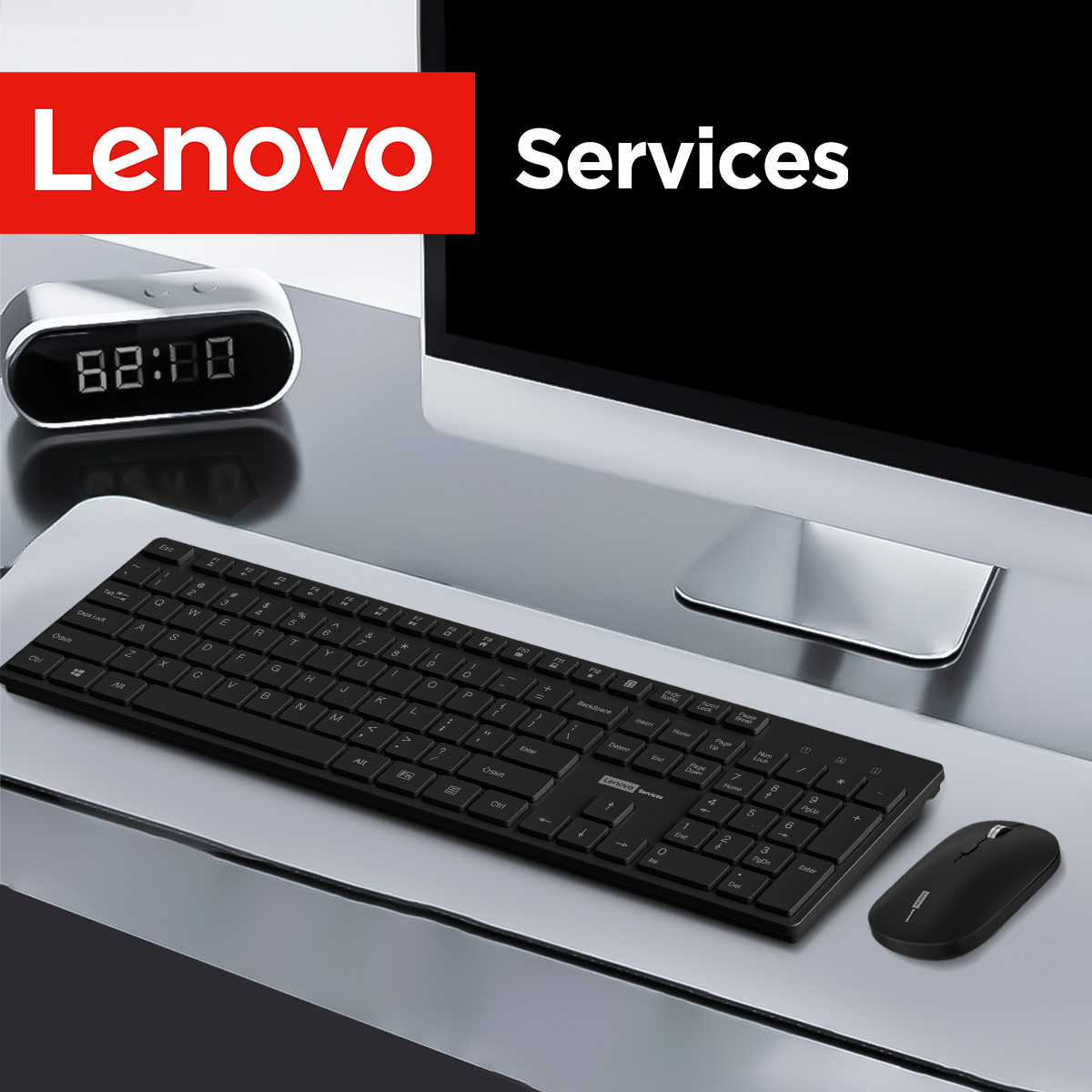 Gaming Keyboard Wireless - Ensemble clavier et souris sans fil