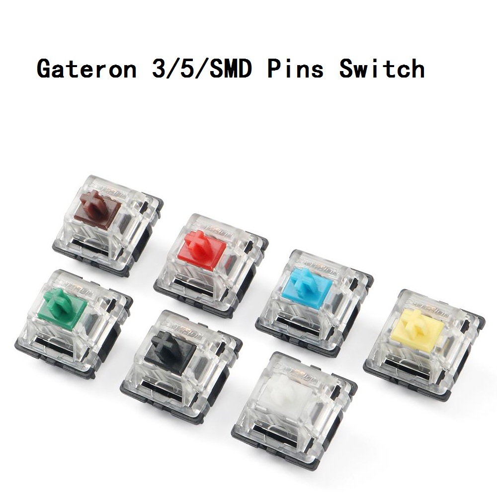 Keyboard Gaming Blue Switch - Gateron-Joli de clavier mécanique, patch SMD,