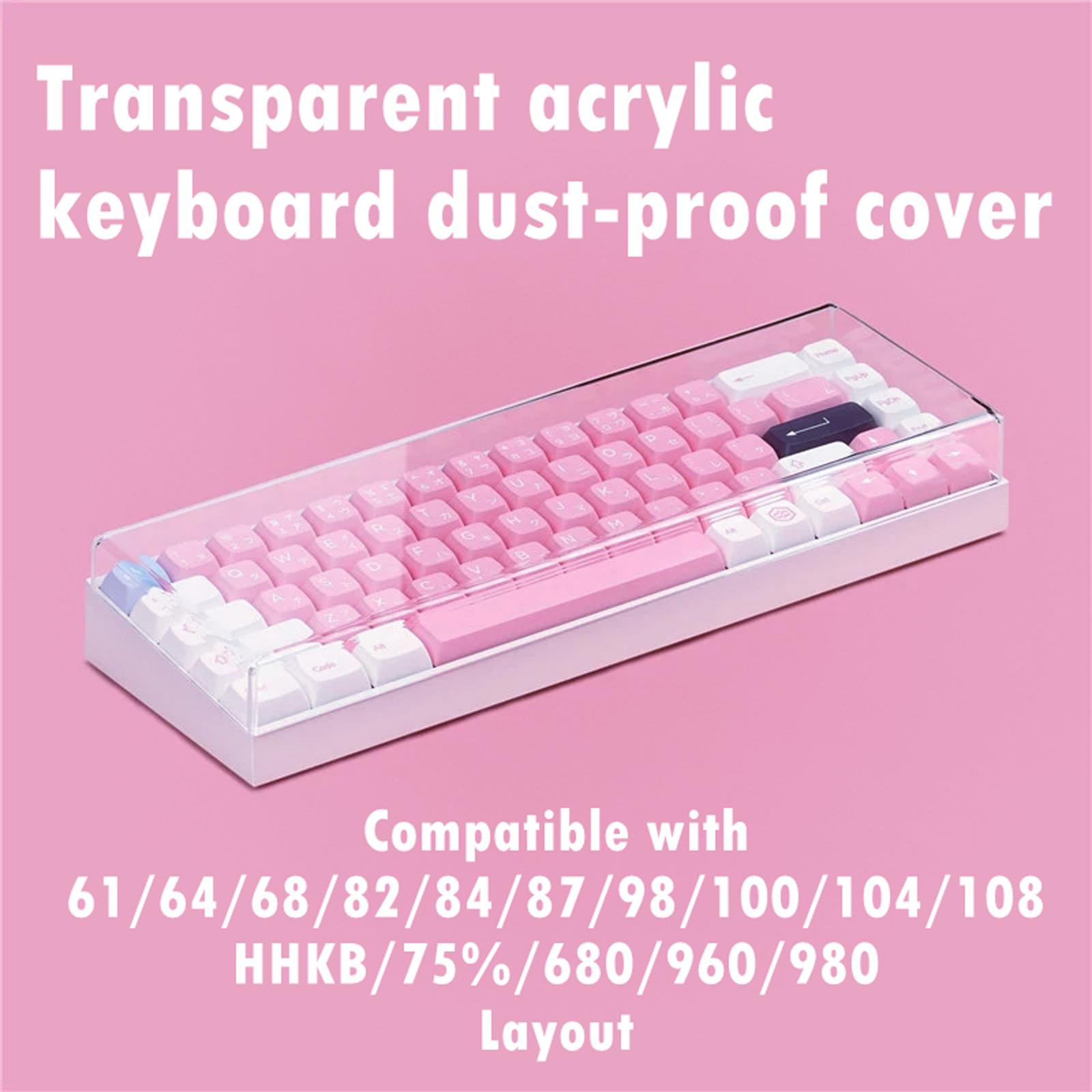 Keyboard Gaming Transparent - Juste anti-poussière pour clavier mécanique en