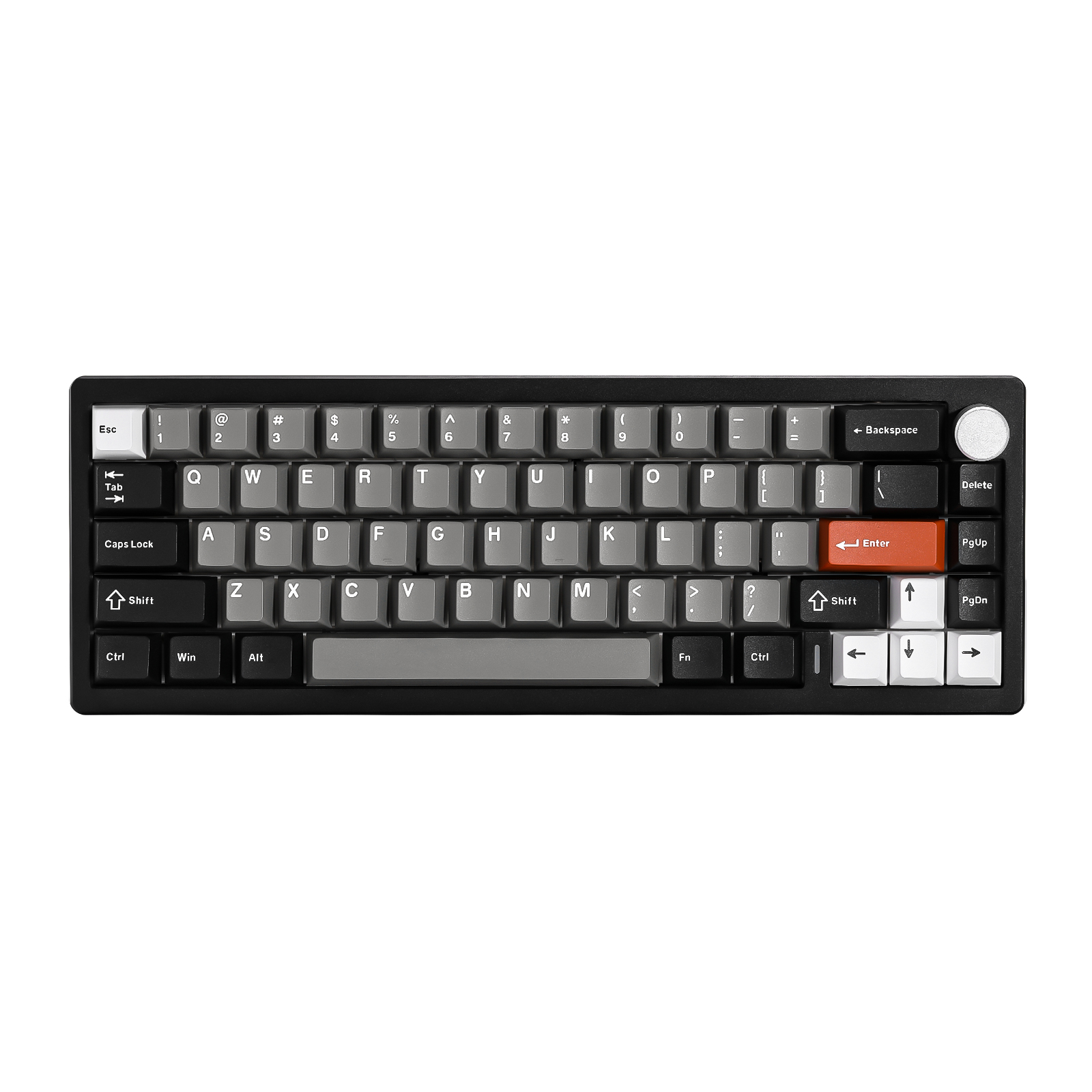 Gaming Keyboard Mobile - Clavier mécanique YUNZII AL68 noir QMK/VIA,