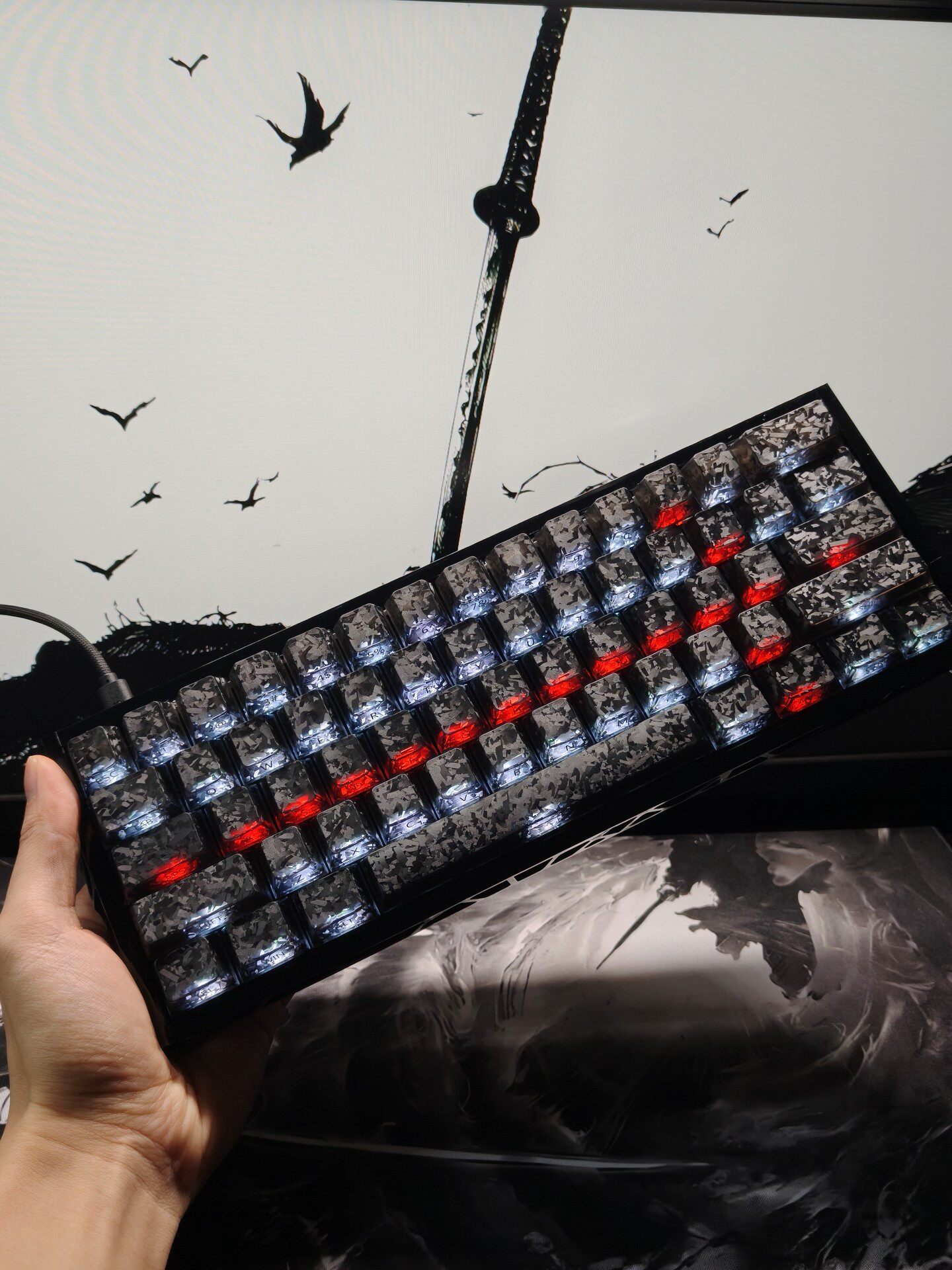 Gaming Keyboard Number Pad - Clavier de jeu compact personnalisé 60%