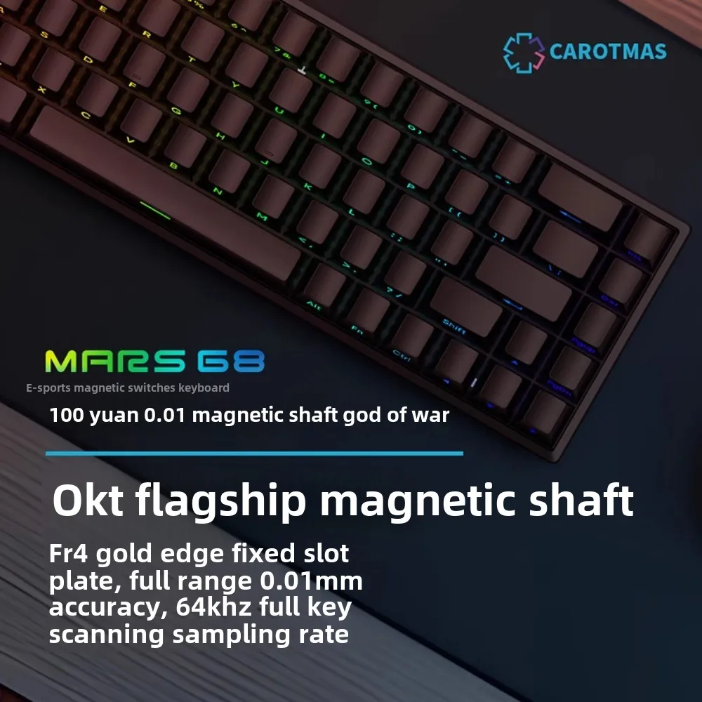 Gaming Keyboard Mechanical Wireless - Mars 68 PRO clavier mécanique à