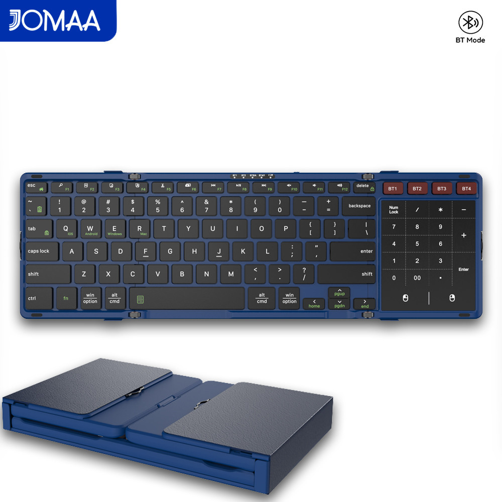 Gaming Keyboard Number Pad - Clavier Bluetooth pliable JOMAA avec pavé