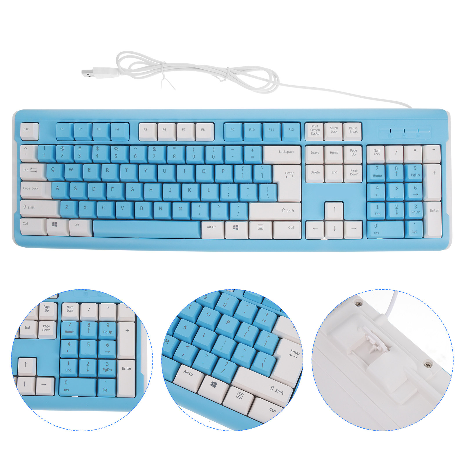 Gaming Keyboard Number Pad - Clavier de jeu filaire USB en