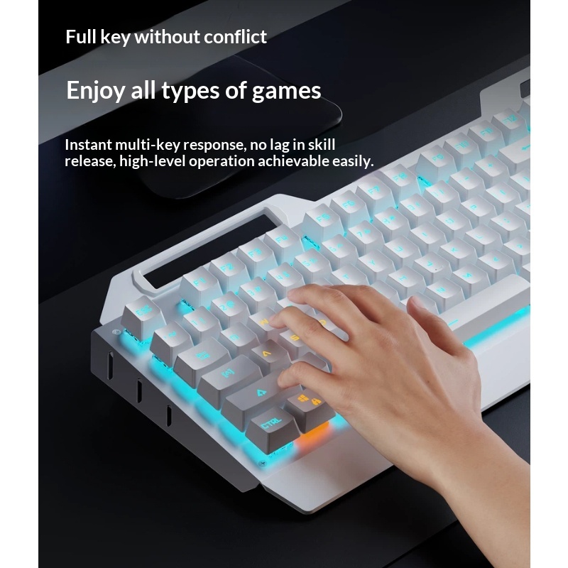 Combo clavier, souris et casqu - Keyboard Gaming Transparent avis et prix
