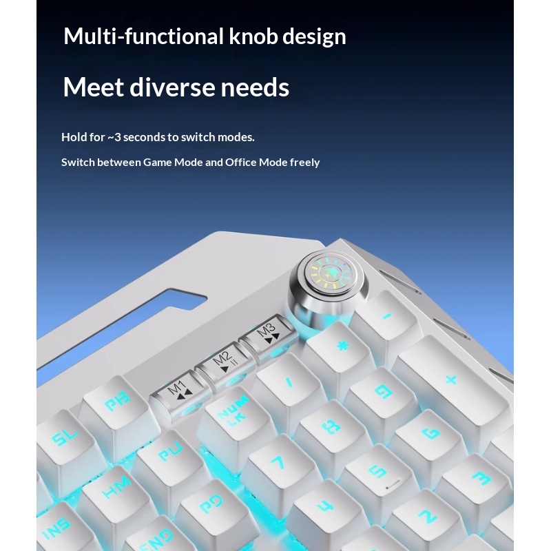 Combo clavier, souris et casqu - Keyboard Gaming Transparent avis et prix