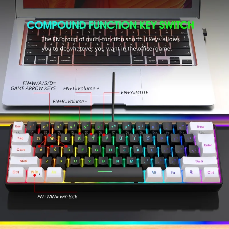 Kit Combo Clavier et Souris Ga - Gaming Keyboard And Mouse Wireless avis et prix