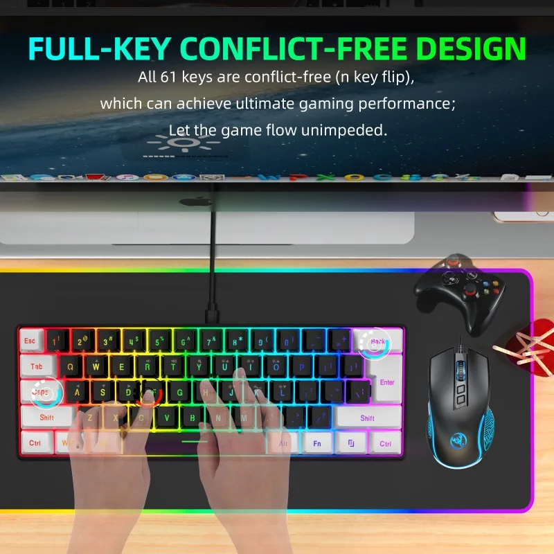 Kit Combo Clavier et Souris Ga - Gaming Keyboard And Mouse Wireless avis et prix