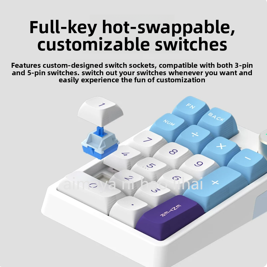 Clavier mécanique sans fil Blu - Gaming Keyboard Wireless avis et prix