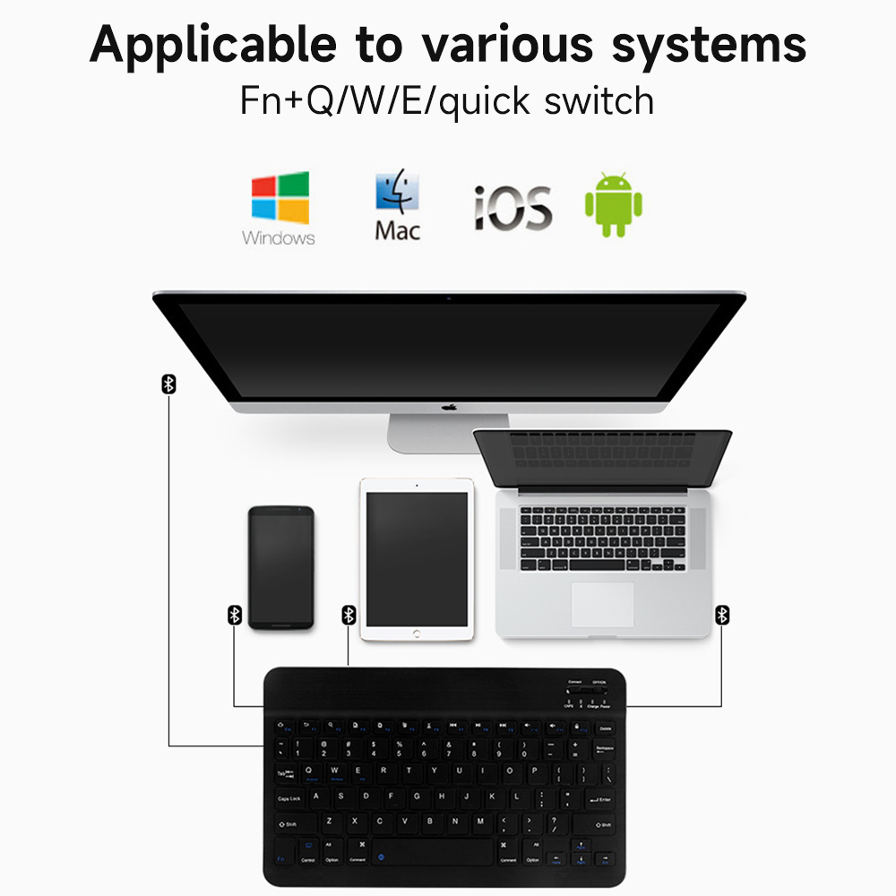 Clavier Bluetooth sans fil pou - Gaming Keyboard Wireless avis et prix