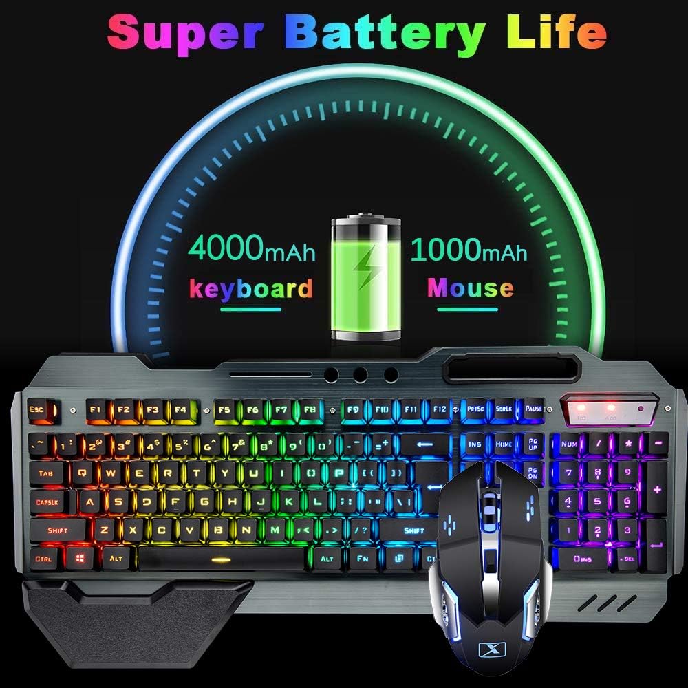 Clavier et souris de jeu sans  - Gaming Keyboard And Mouse Wireless avis et prix