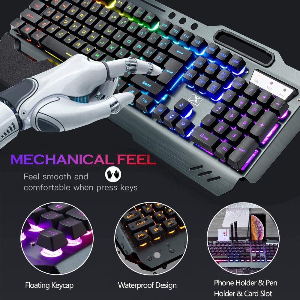 Clavier et souris de jeu sans  - Gaming Keyboard And Mouse Wireless avis et prix