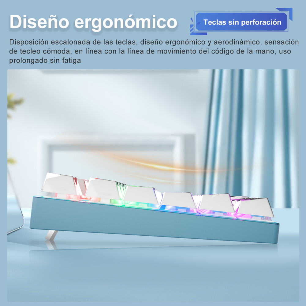 Clavier mécanique filaire pour - Keyboard Gaming Transparent avis et prix