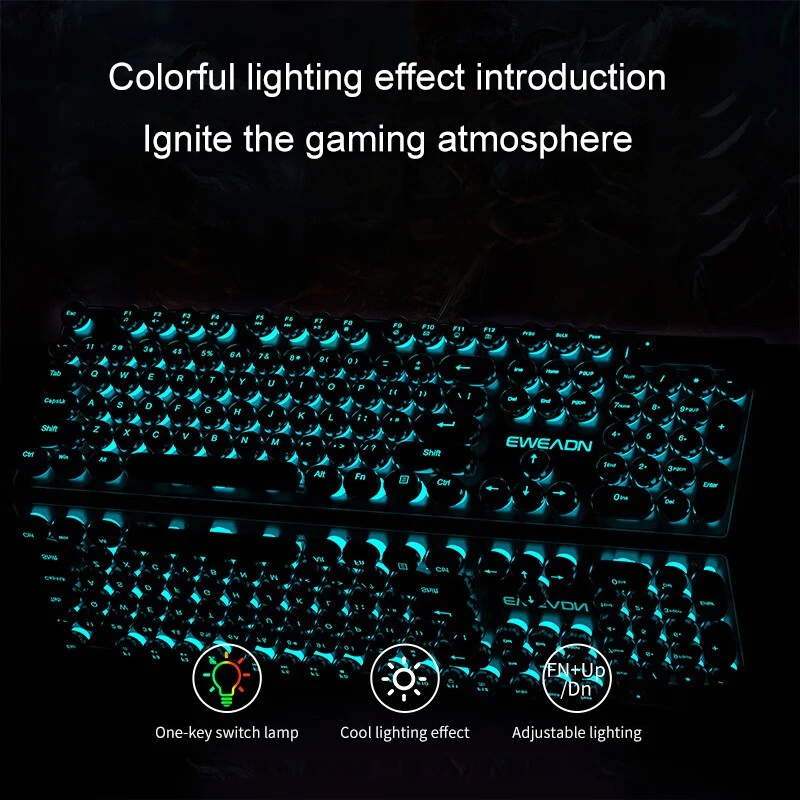 Ensemble clavier et souris rét - Gaming Keyboard Wireless avis et prix