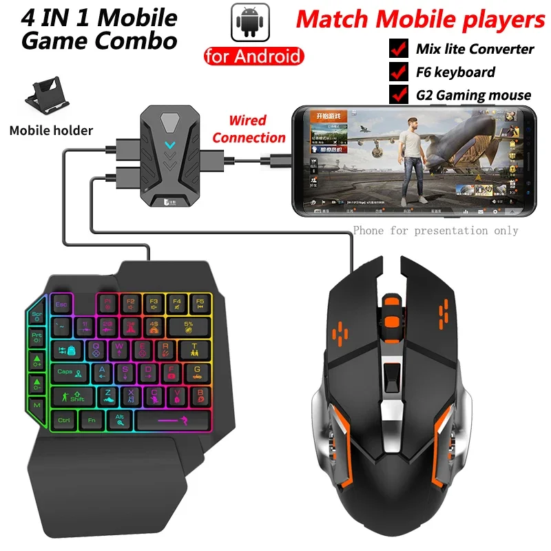 Manette Mixlite en stock pour  - Gaming Keyboard Mobile avis et prix