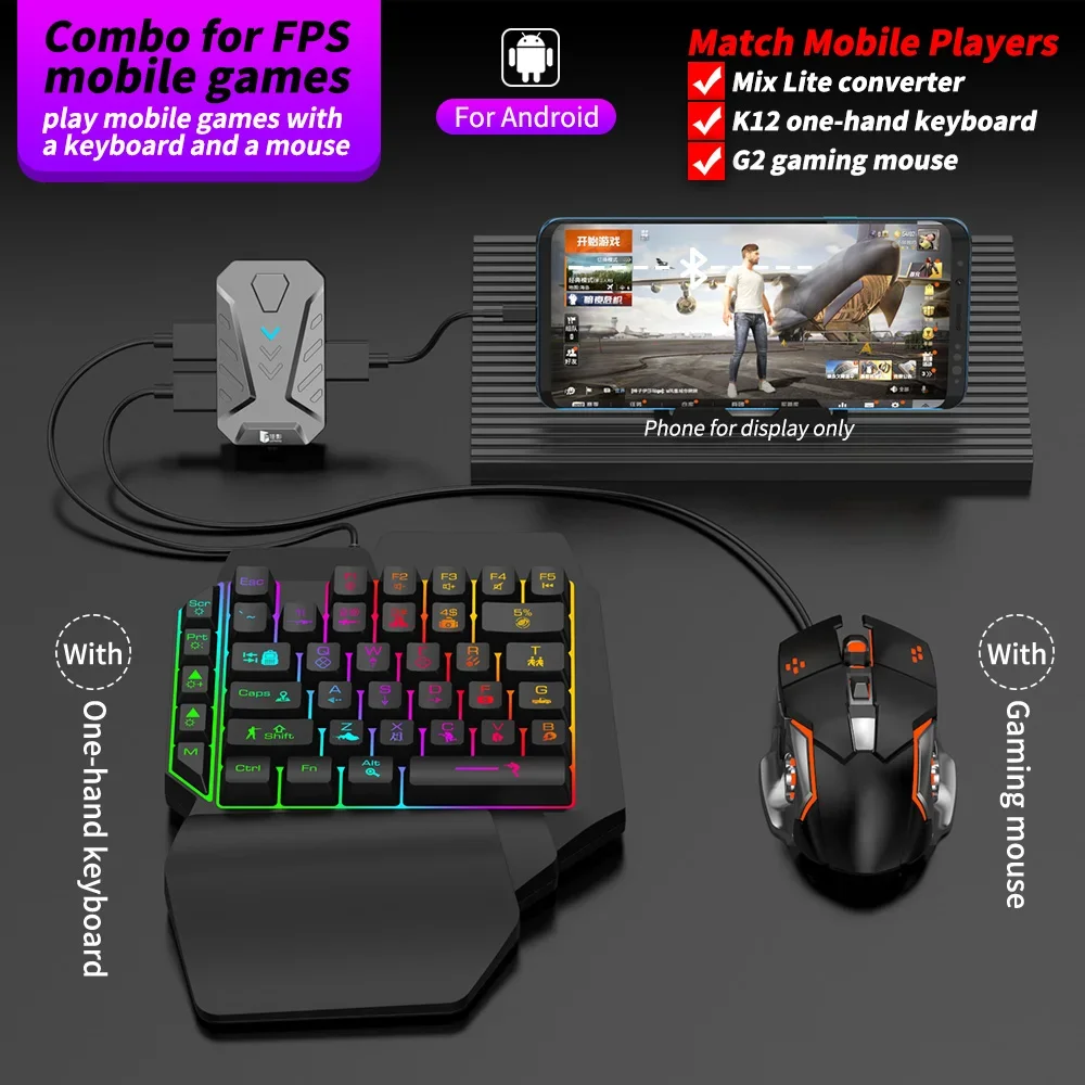 Manette Mixlite en stock pour  - Gaming Keyboard Mobile avis et prix