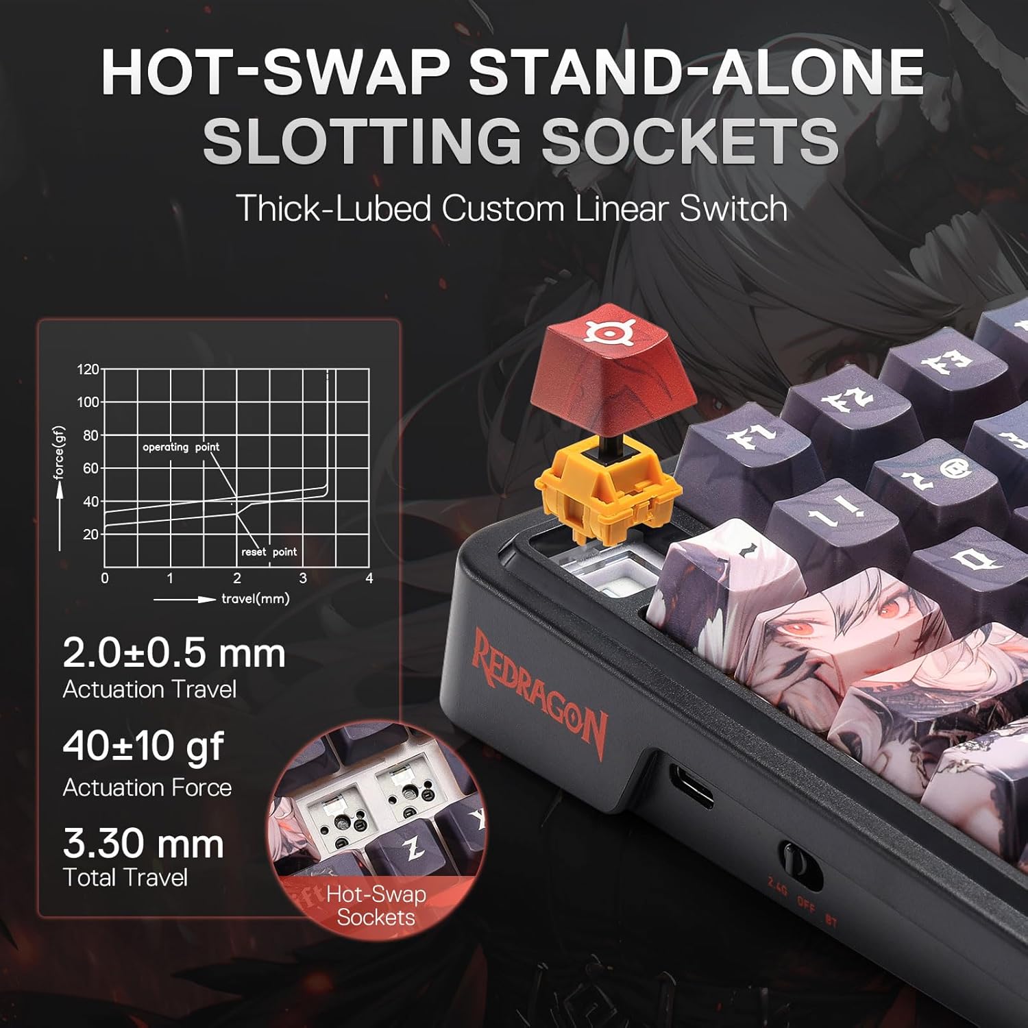 Clavier de jeu à joint sans fi - Gaming Keyboard Mobile avis et prix