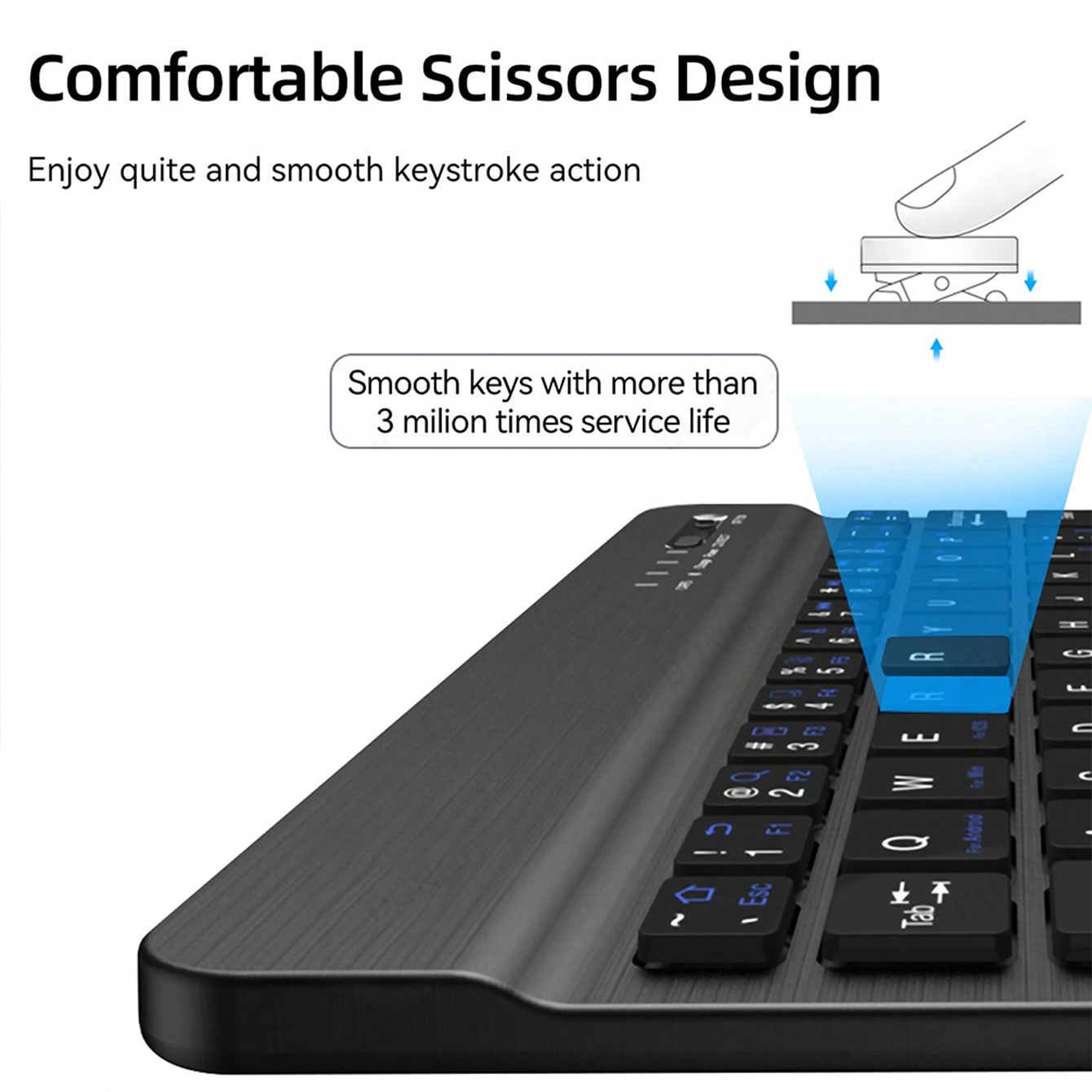 Clavier multilingue pour table - Gaming Keyboard Wireless avis et prix