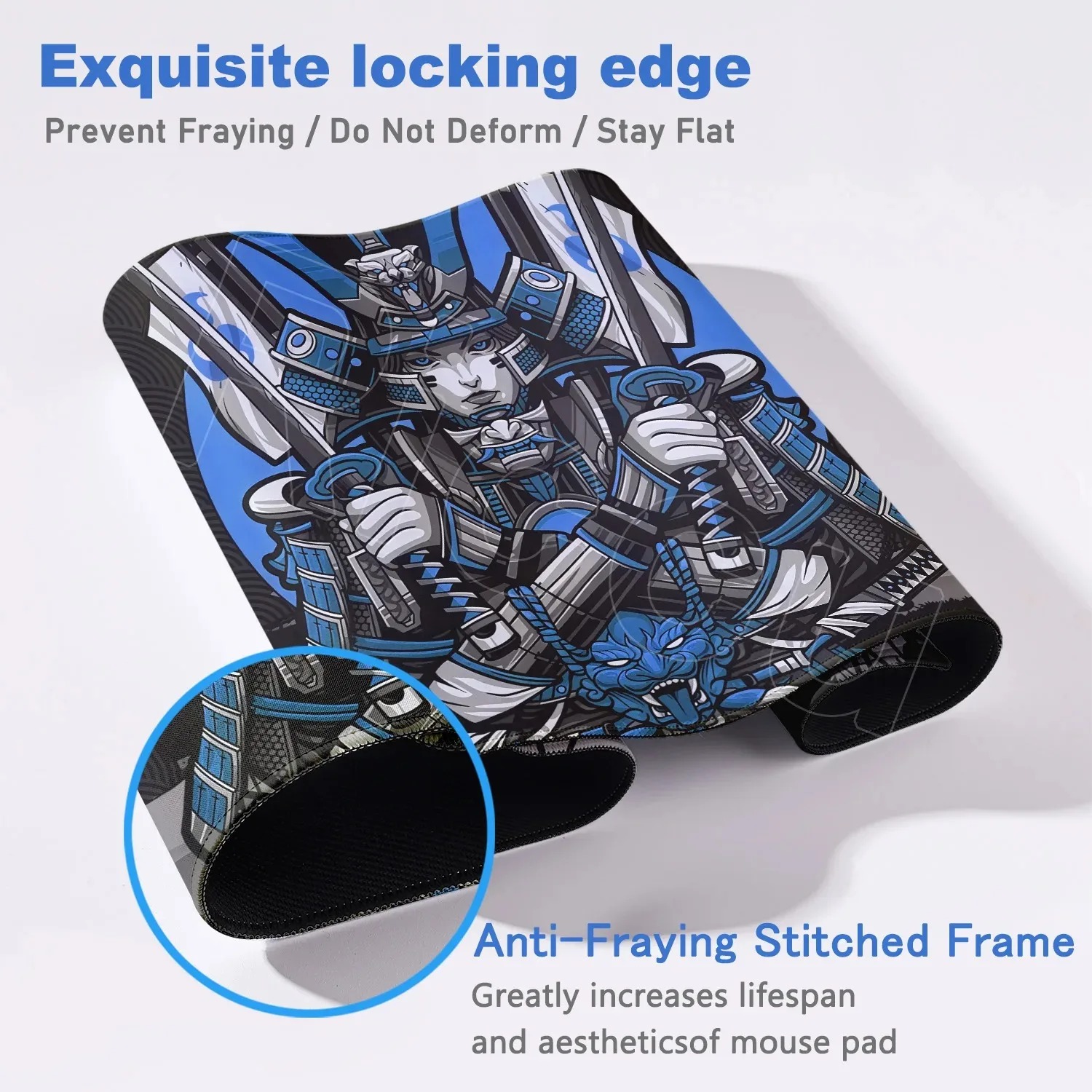 Grand tapis de souris antidéra - Gaming Keyboard Blue avis et prix