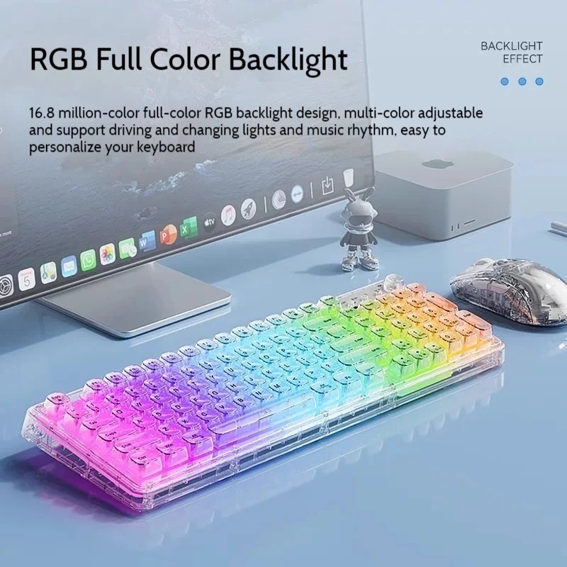 Ensemble clavier et souris san - Keyboard Gaming Transparent avis et prix