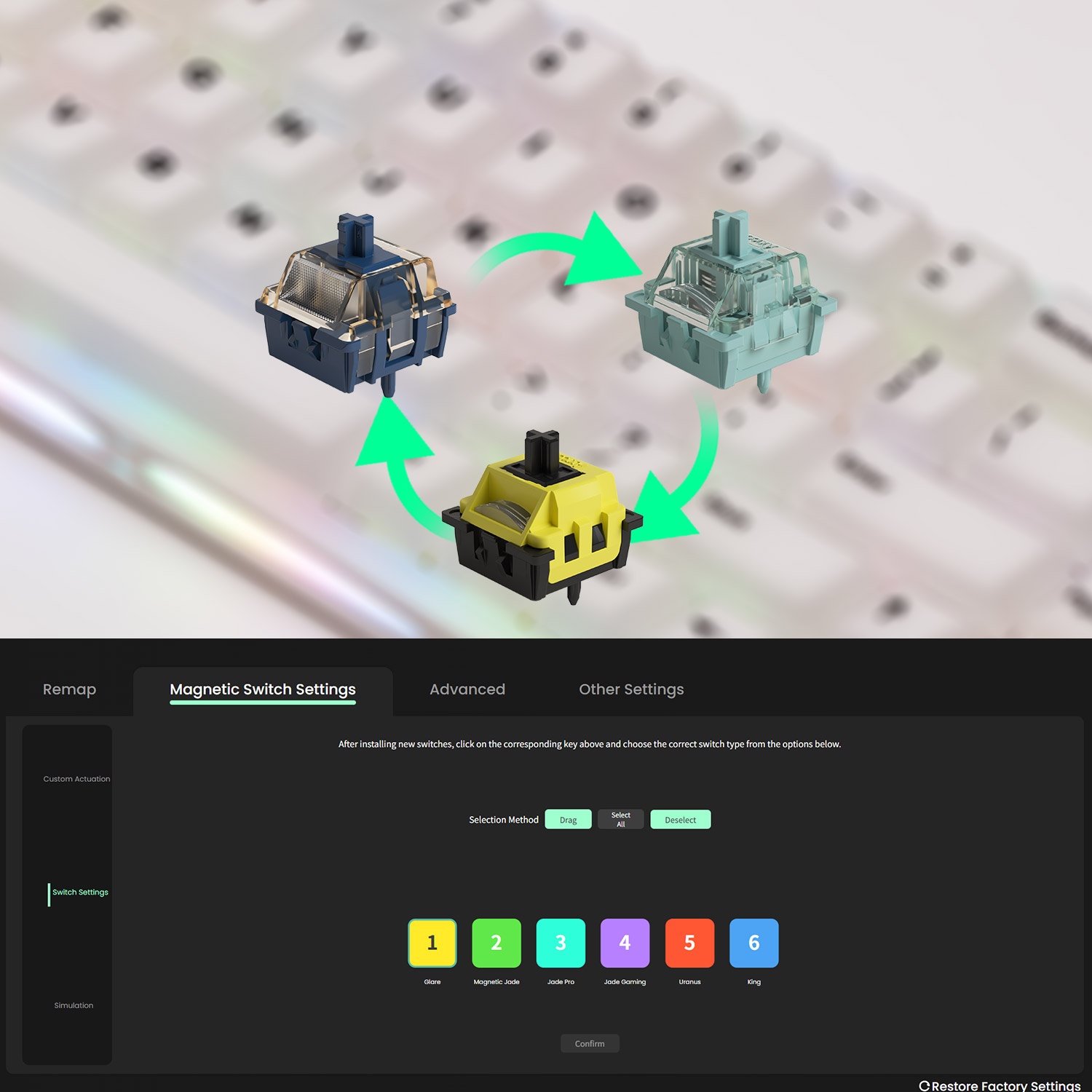 Clavier mécanique de jeu perso - Keyboard Gaming Transparent avis et prix