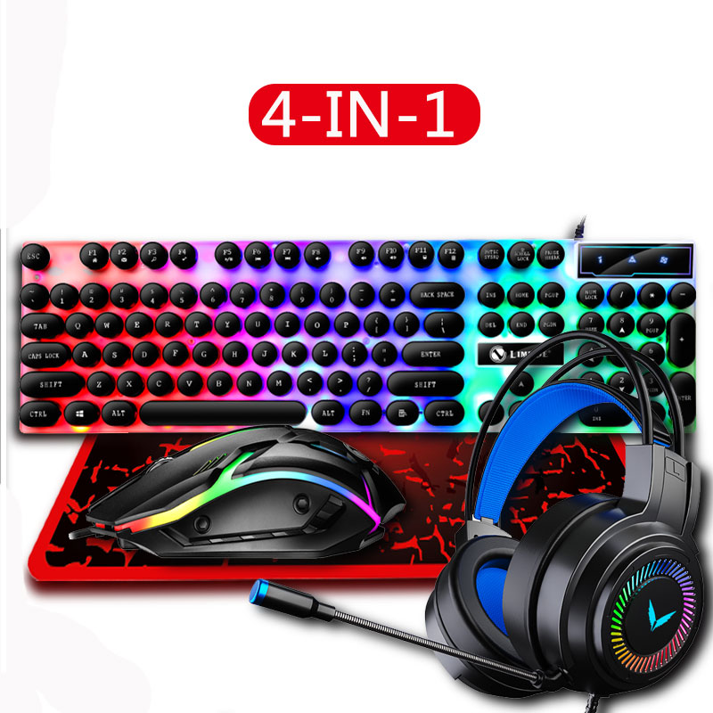 Ensemble clavier et souris de  - Gaming Keyboard Mouse And Headset Combo avis et prix