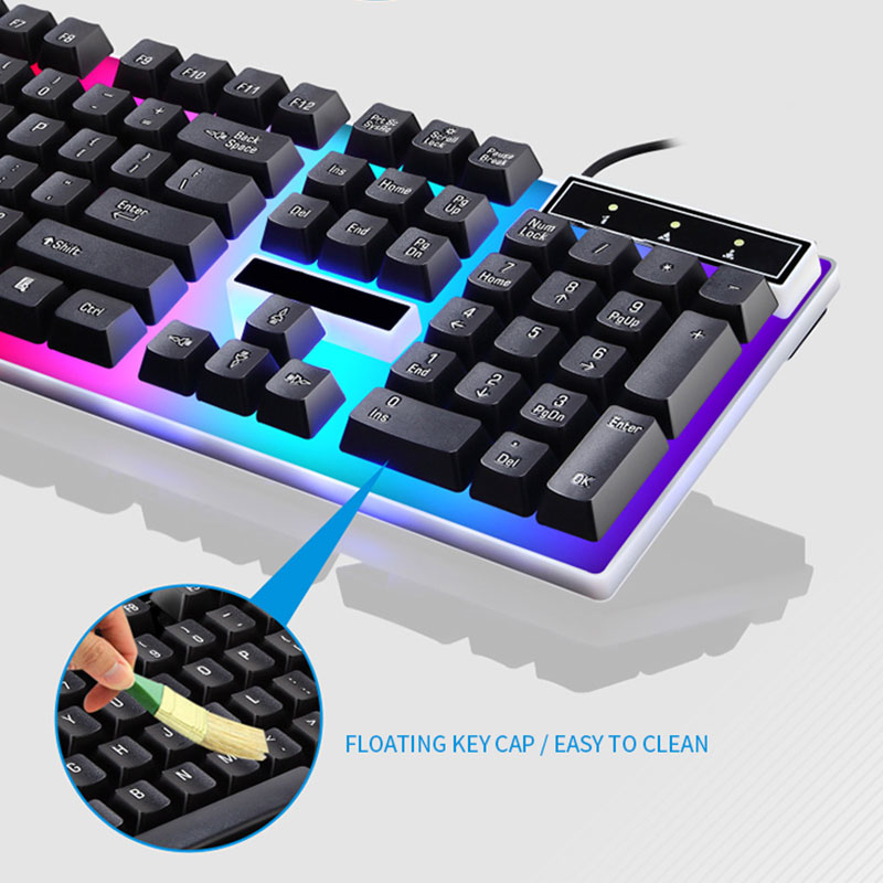 Clavier de jeu rvb, Kit clavie - Gaming Keyboard Mobile avis et prix