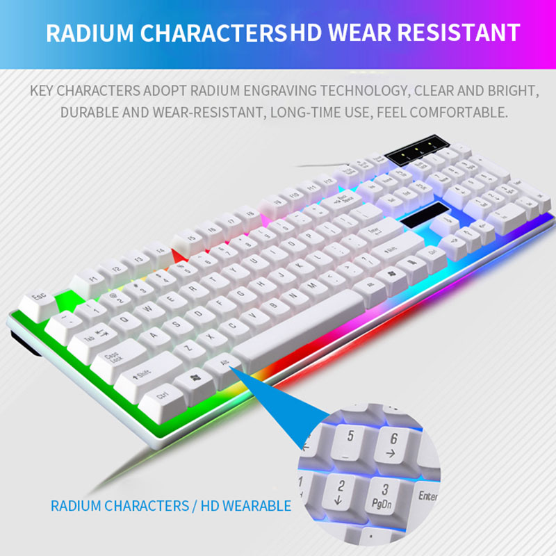Clavier de jeu rvb, Kit clavie - Gaming Keyboard Mobile avis et prix