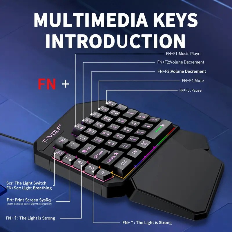 FocusOnPC TF900 Convertisseur  - Gaming Keyboard Mouse And Headset Combo avis et prix