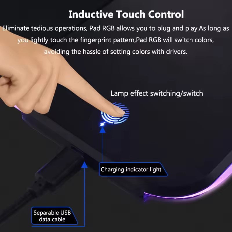Tapis de souris RGB avec charg - Gaming Keyboard And Mouse Wireless avis et prix