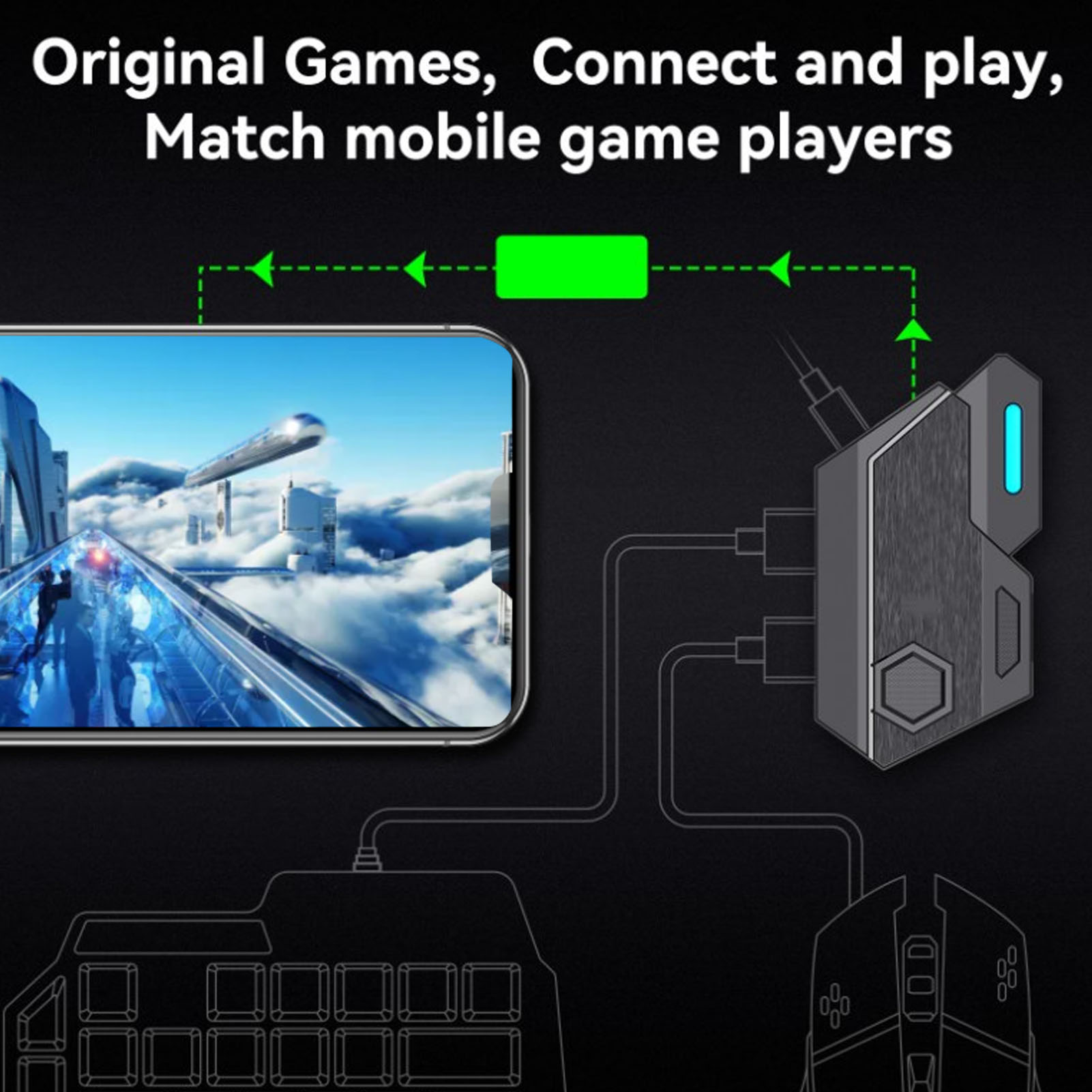 Pack combiné de jeu Mobile, co - Gaming Keyboard Mobile avis et prix