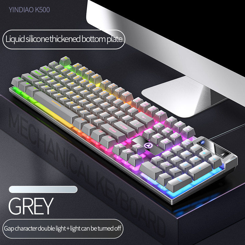 104 touches clavier de jeu cla - Keyboard Gaming Transparent avis et prix