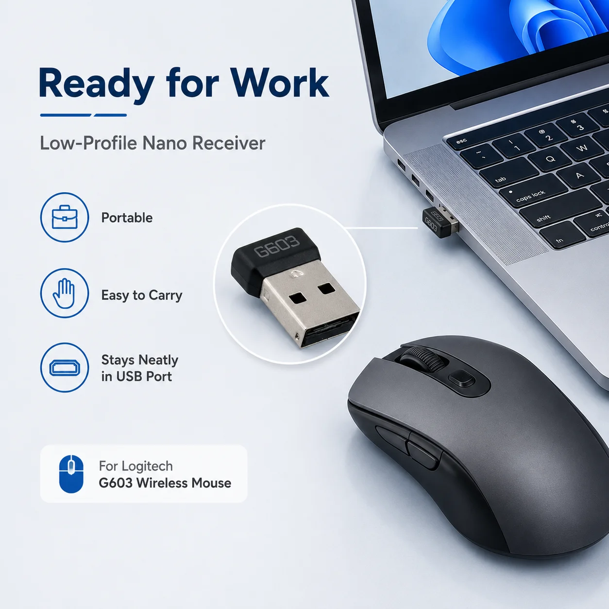 Récepteur USB pour souris sans - Gaming Keyboard And Mouse Wireless avis et prix