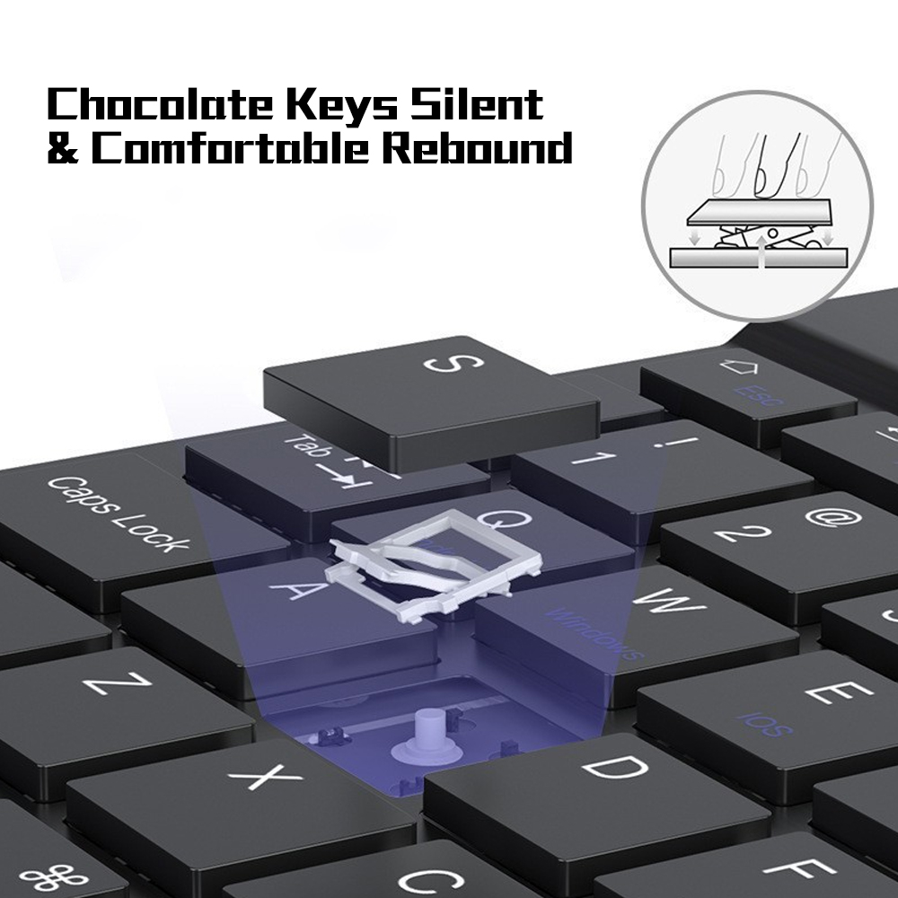 Clavier et souris Bluetooth JP - Gaming Keyboard Wireless avis et prix