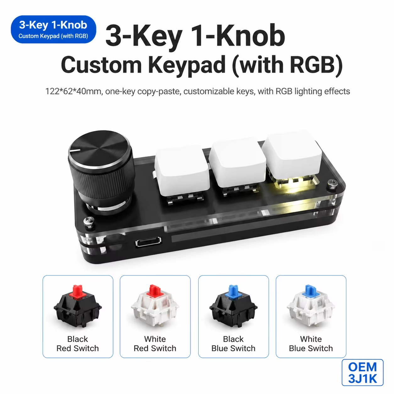 Clavier mécanique programmable - Gaming Keyboard Number Pad avis et prix