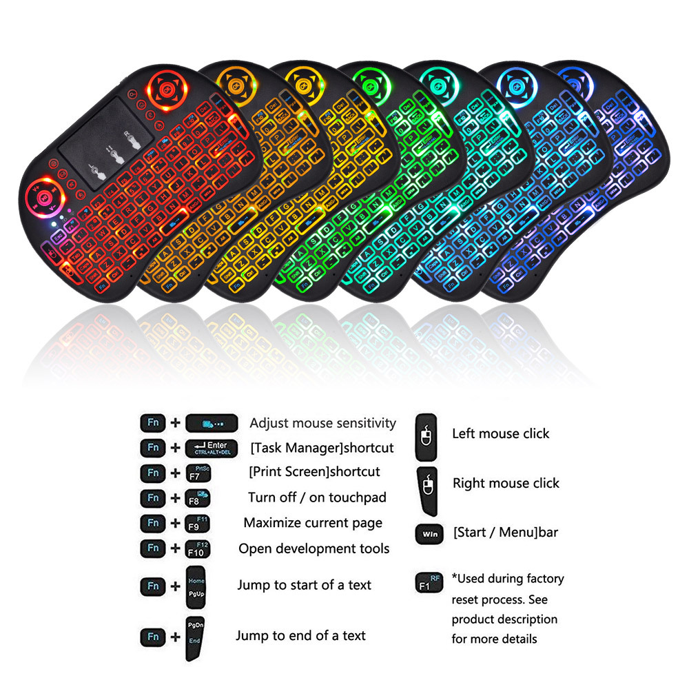 Mini clavier sans fil avec Tou - Gaming Keyboard And Mouse Wireless avis et prix