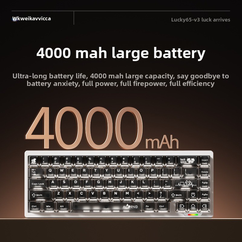 WEIKAV Lucky65 V3 clavier méca - Gaming Keyboard Mechanical Wireless avis et prix