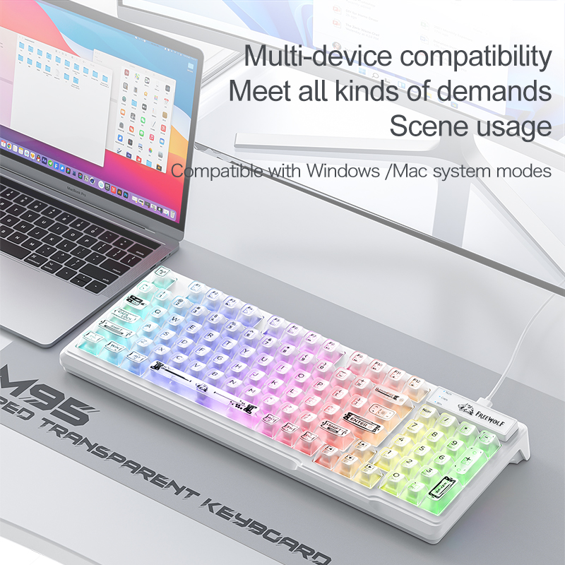 Clavier filaire RGB transparen - Keyboard Gaming Transparent avis et prix