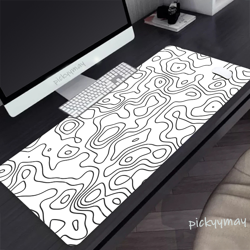 Grand tapis de souris noir et  - Gaming Keyboard High Ground avis et prix